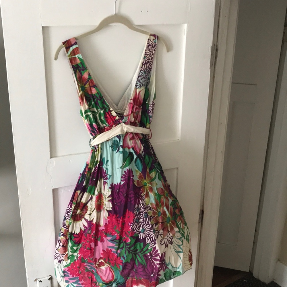Boho chic size small floral dress